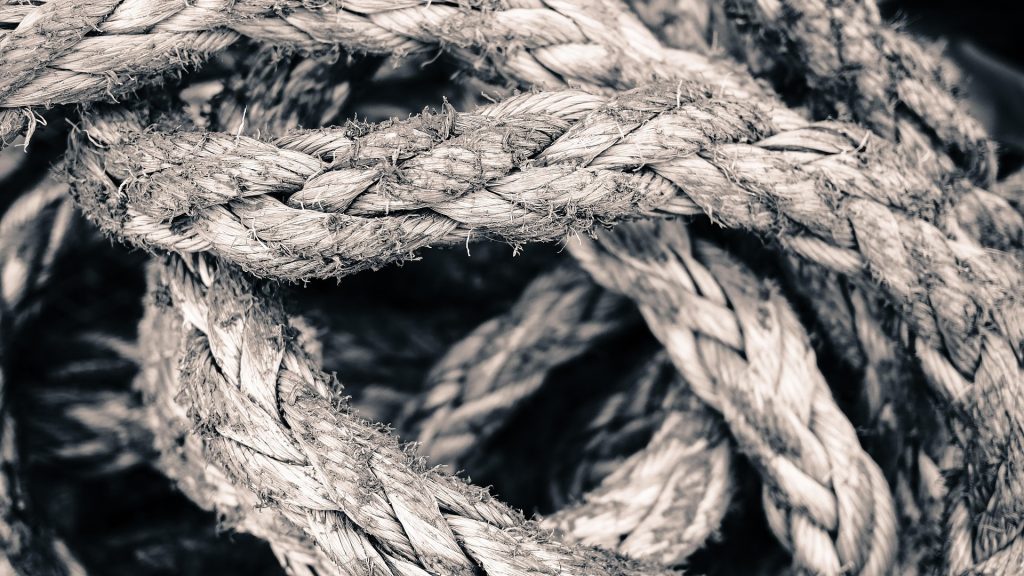 Knotted rope