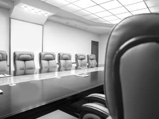 Image of empty boardroom